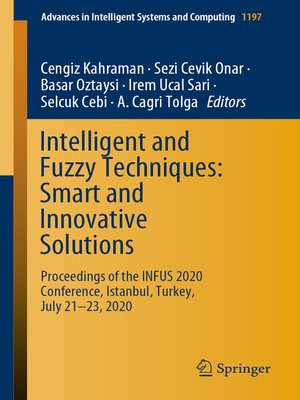 cover image of Intelligent and Fuzzy Techniques